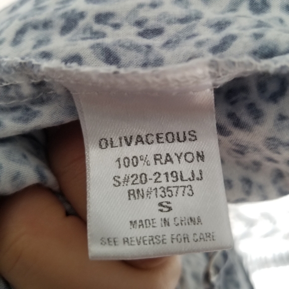 Olivaceous Leopard Print Gray Jumpsuit - Picture 9 of 12